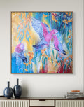Blush in the Branches | 101.6cm x 101.6 cm | Original Acrylic