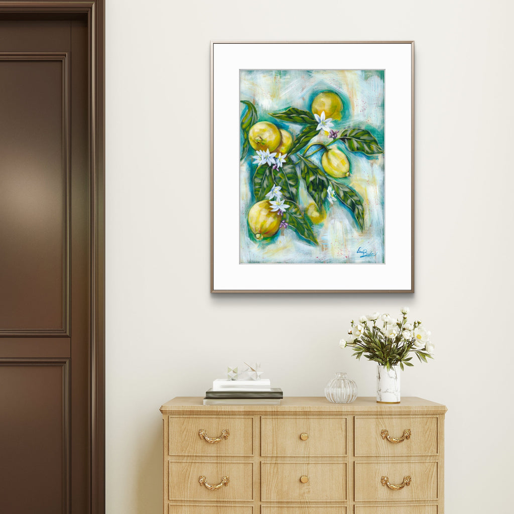 Lemons | 42 cm x 54.5 cm | Original on Paper | The Mediterranean Table