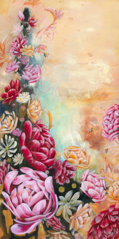 Divine Hum | 51cm x 101cm | Original Acrylic
