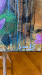 Origianl acrylic artwork signed by Luna Burlo