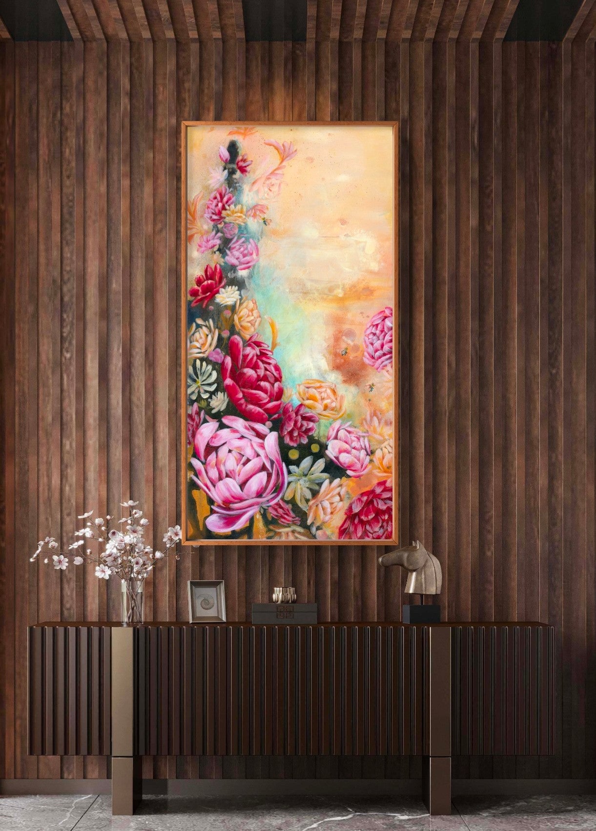 Divine Hum | 51cm x 101cm | Original Acrylic