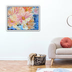 SOLD OUT | Peachy Cosmos | 61cm x 46cm | Original Acrylic